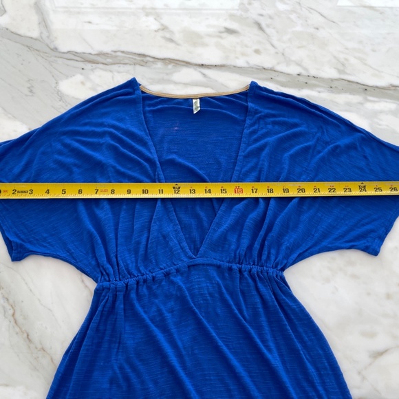 VITAMIN A BLUE BEACH COVER-UP DRESS SIZE SMALL NWOTS! - Picture 10 of 16